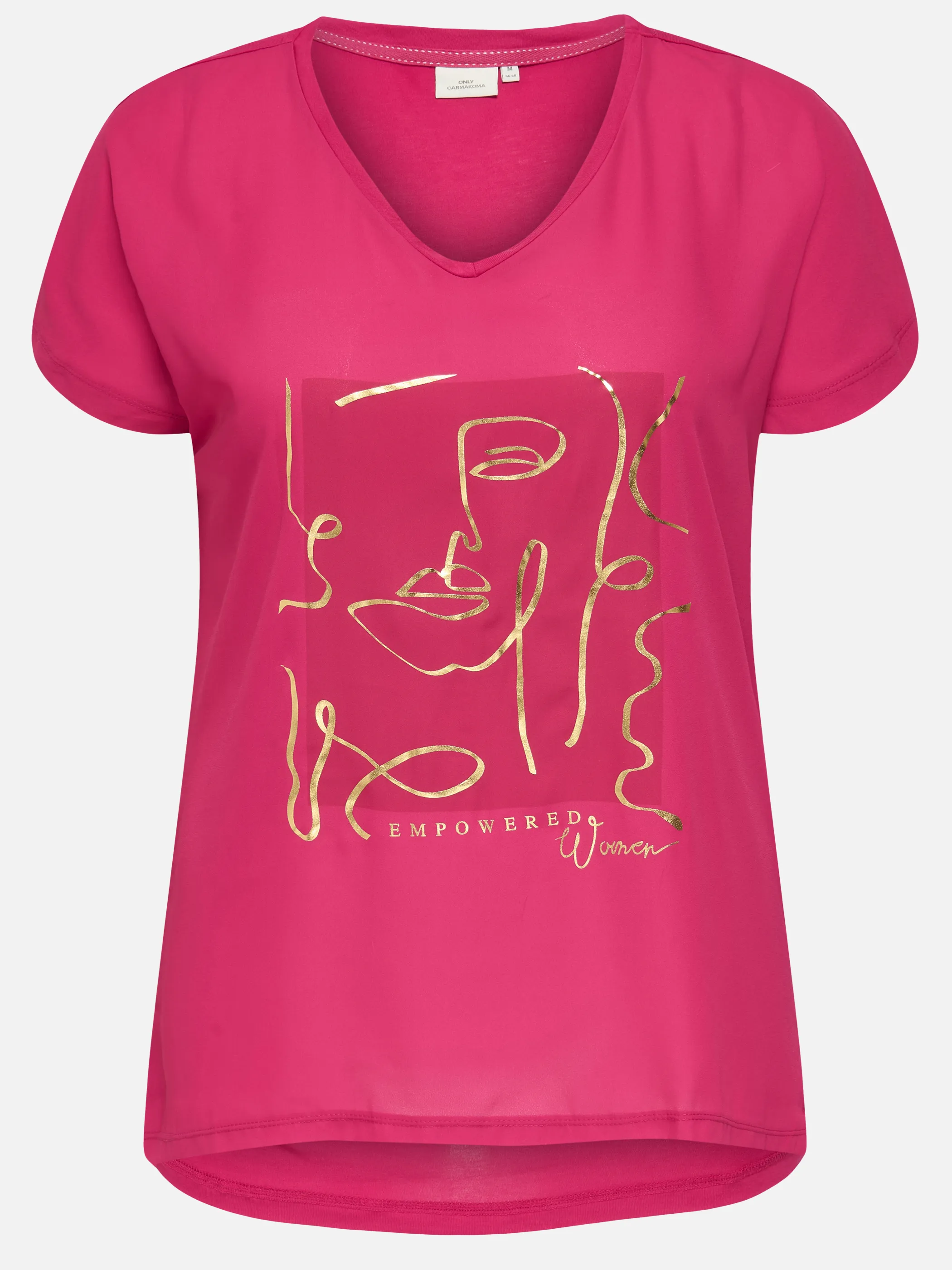 Only Carmakoma CARKETTY LIFE SS V-NE Shirt