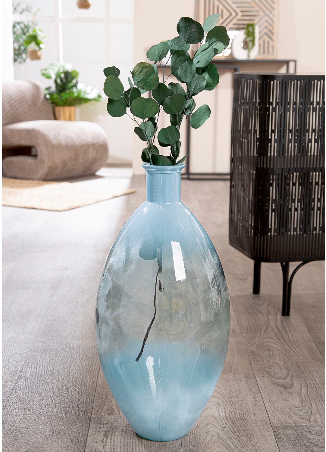GILDE Bodenvase »Bodenvase bauchig 