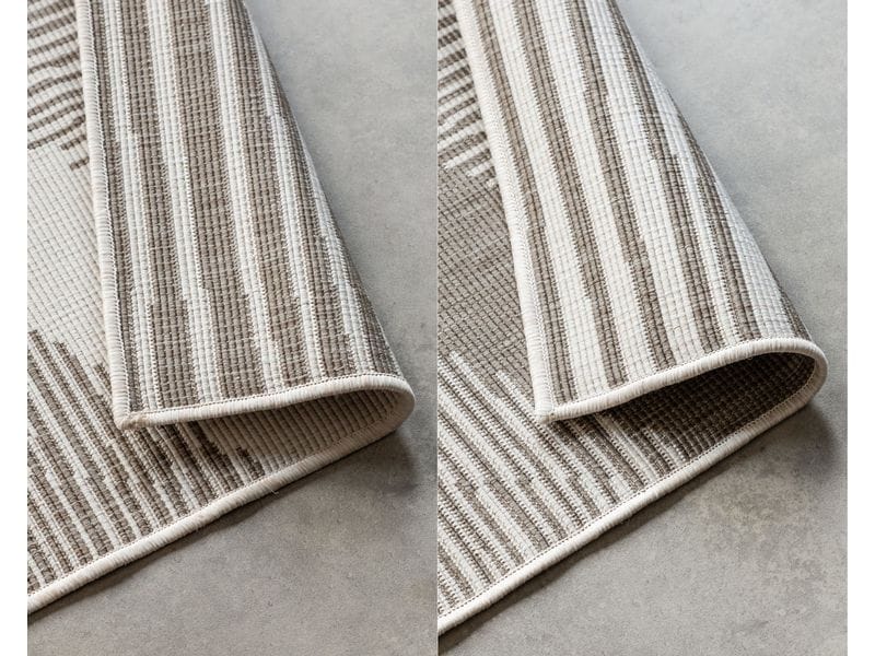 Elle Decoration Teppich Rhombus 160 x 230 cm, Linen Designteppich