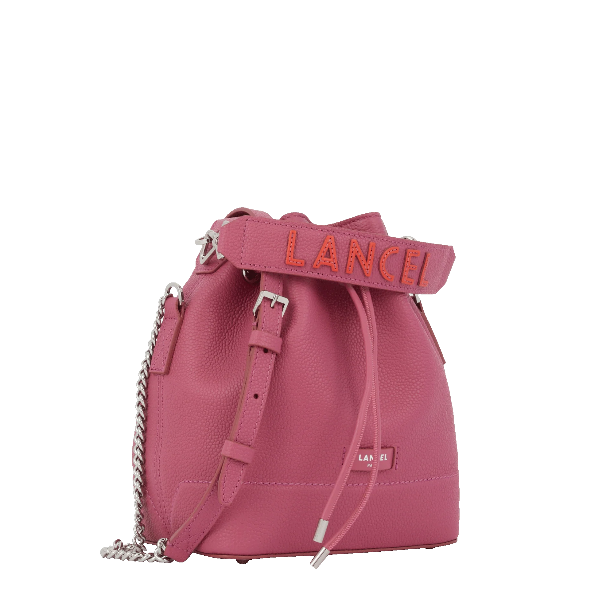 Sac seau S Ninon de Lancel-Cerise/Citrouille