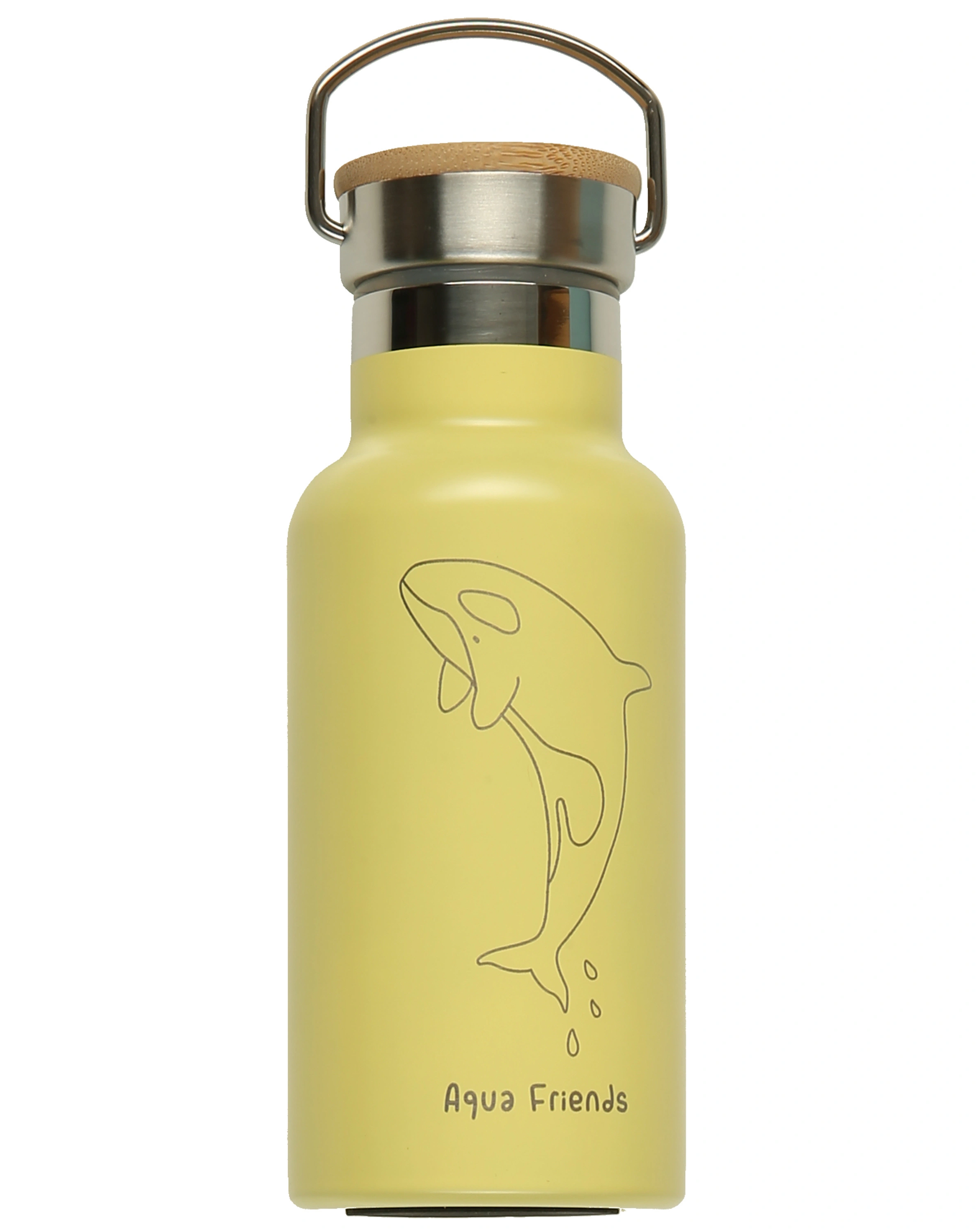 Thermoflasche BAMBOO (Farbe: gelb)