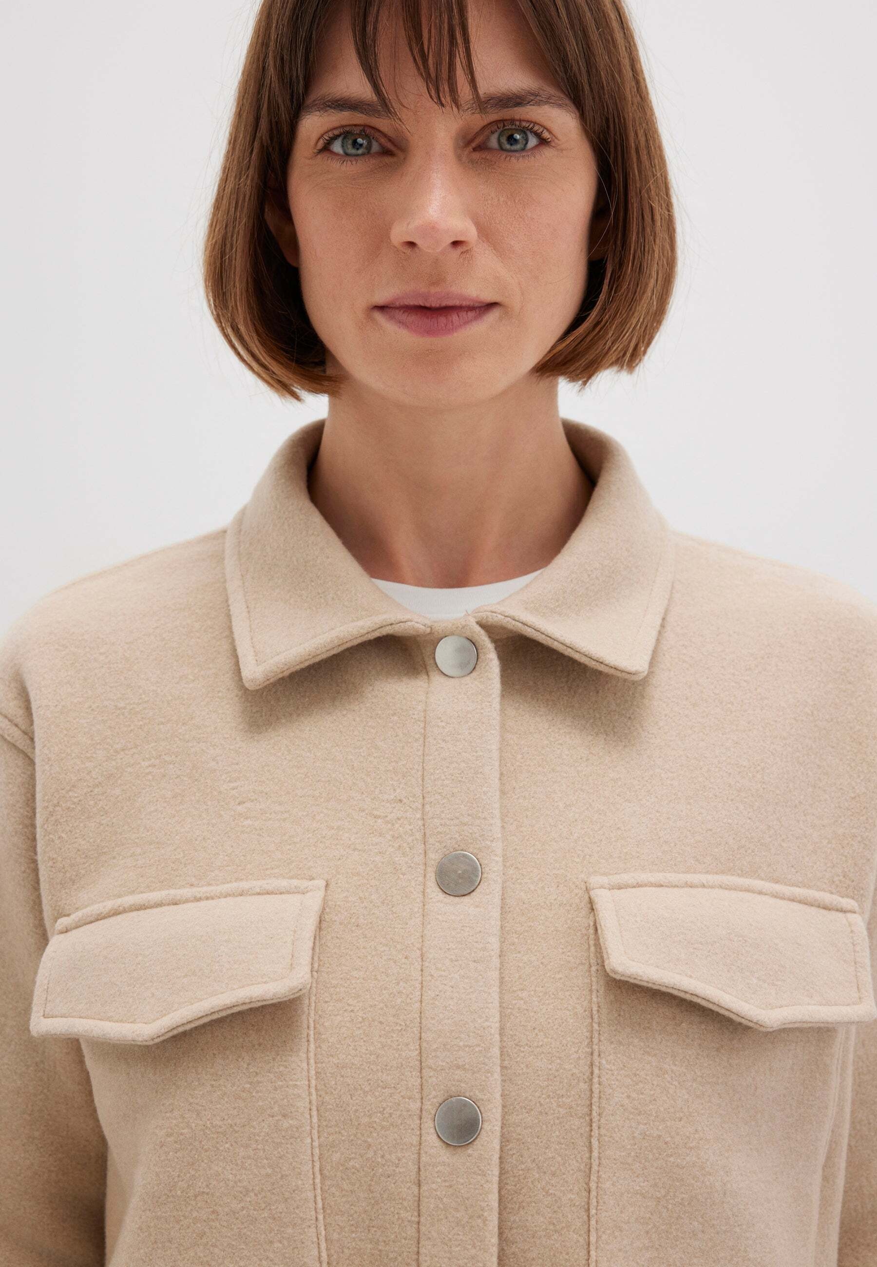 Mavi Kurzjacke »Mavi Jacke Button Sweatshirt«