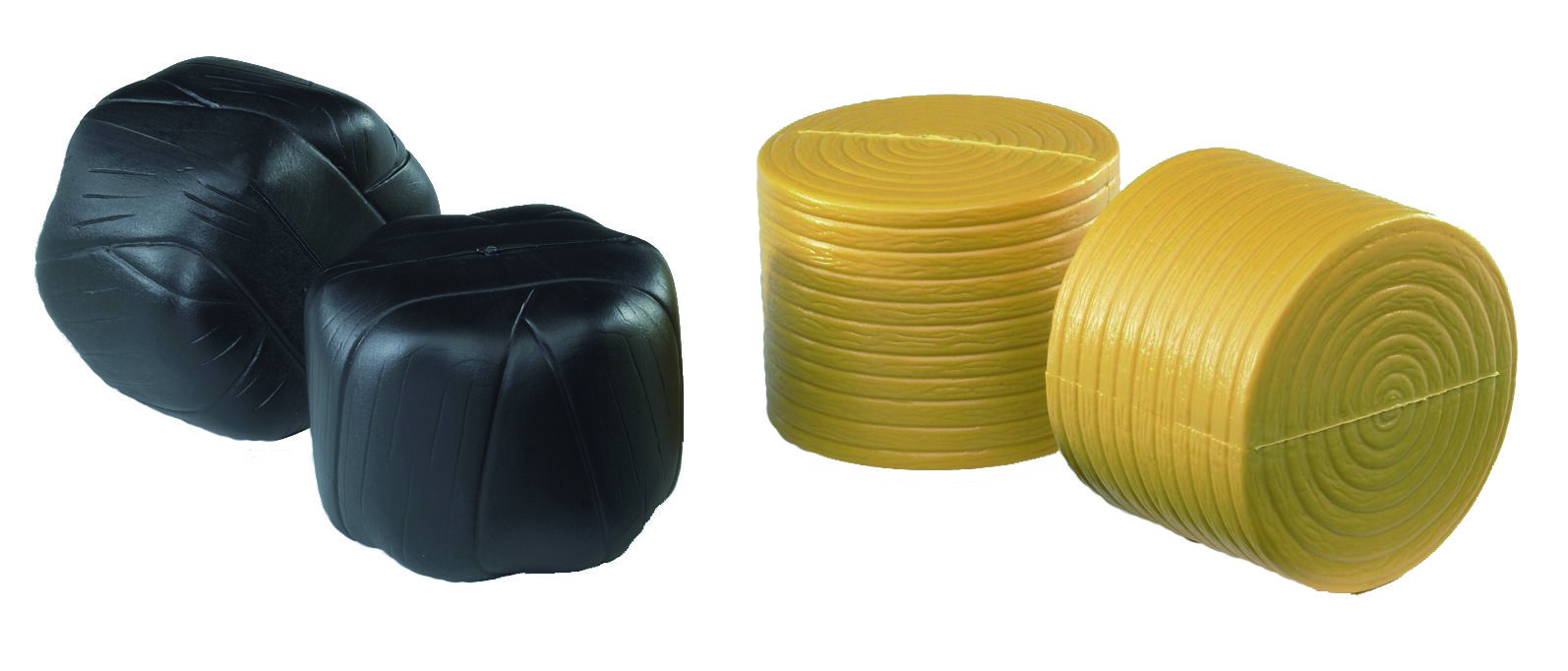 Bruder General Ronde balen 4 stuks - Accessoire - Diverse kleuren
