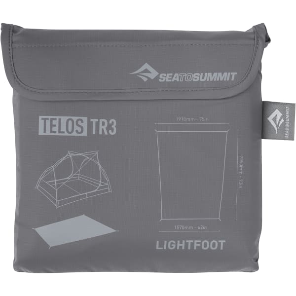 Tapis de sol tente SEA TO SUMMIT TELOS TR3 LIGHTFOOT GREY