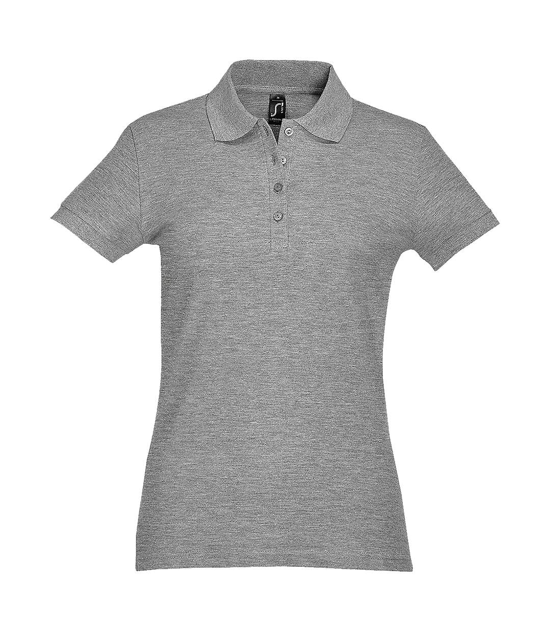 SOLS Passion - Polo 100% coton à manches courtes - Femme (Gris marne) - UTPC317