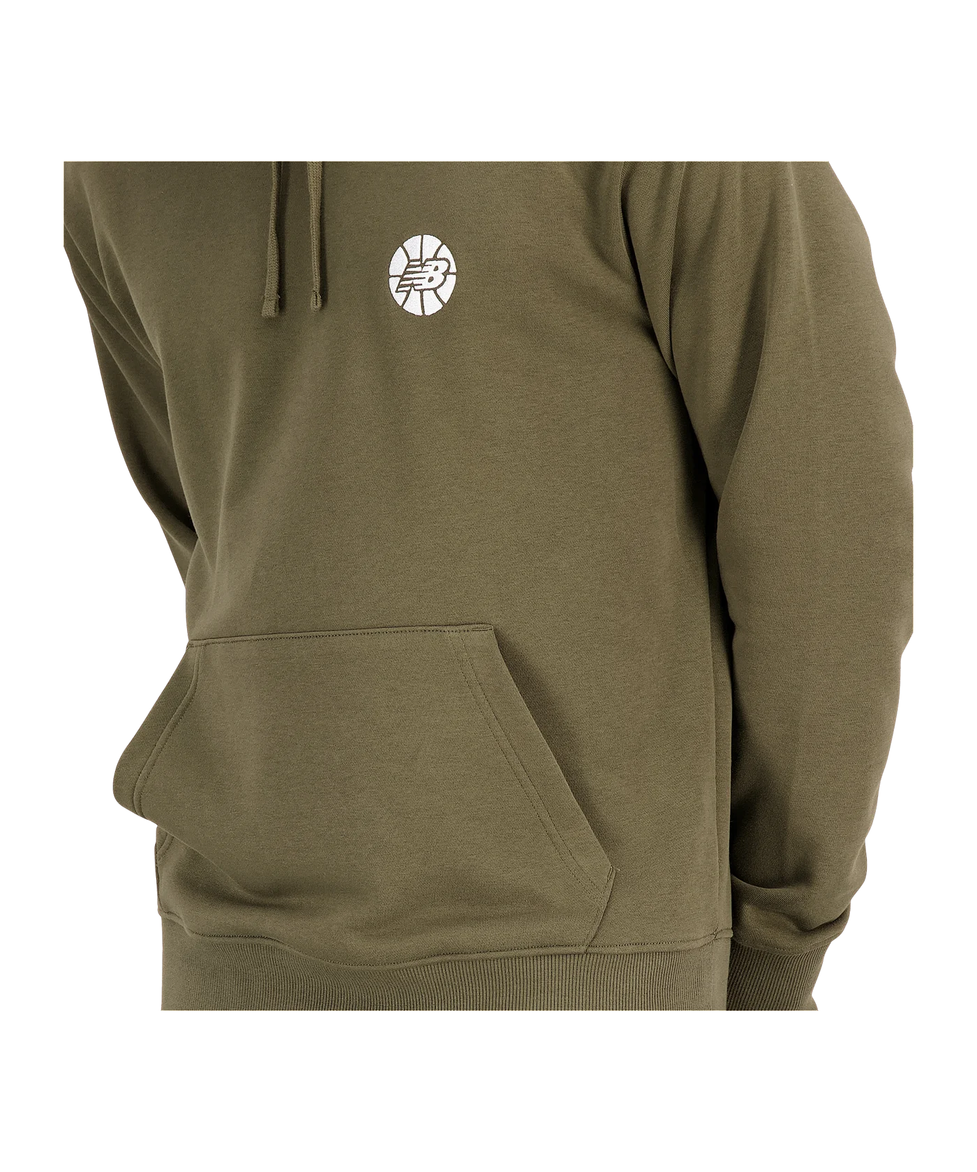 New Balance Essentials Hoops Hoody Braun FDMO