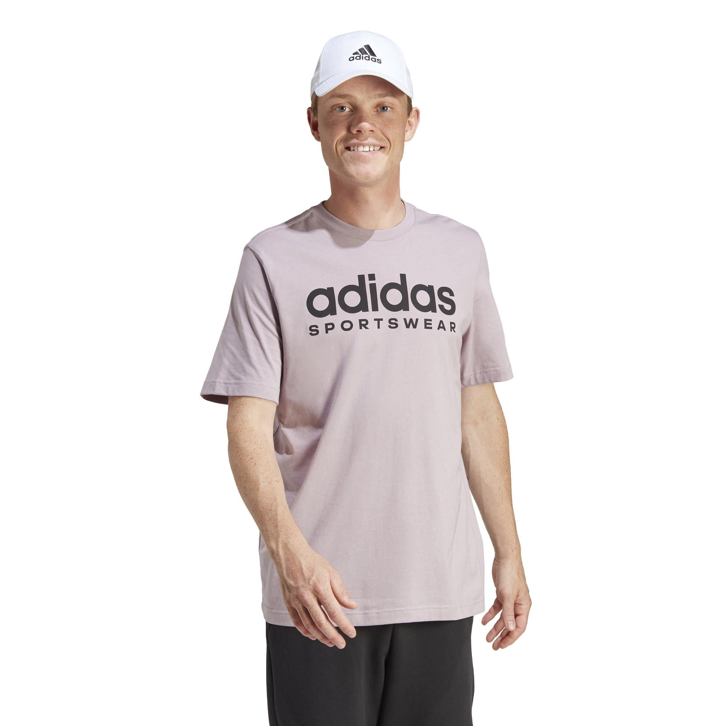 adidas Essentials Single Jersey Logo T-Shirt Mens