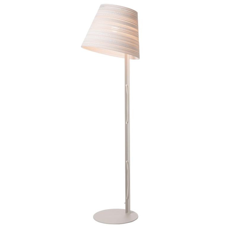 Graypants Scraplights Tilt vloerlamp wit