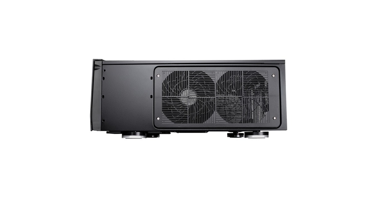 SilverStoneGrandia GD07B HTPC behuizing  (Zwart | 2x USB-A)