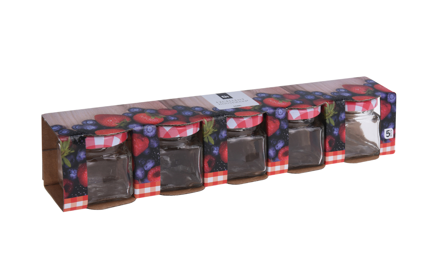 Einmachglas 5er Set 50 ml