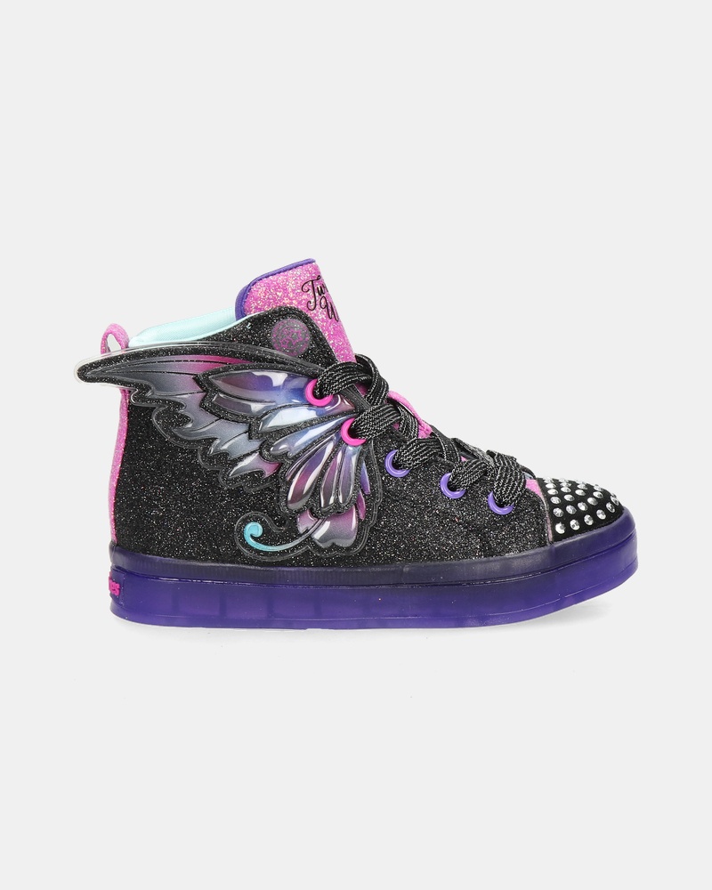 Skechers Twinkle Toes Twi-Lites 2.0 Hoge sneakers  - zwart