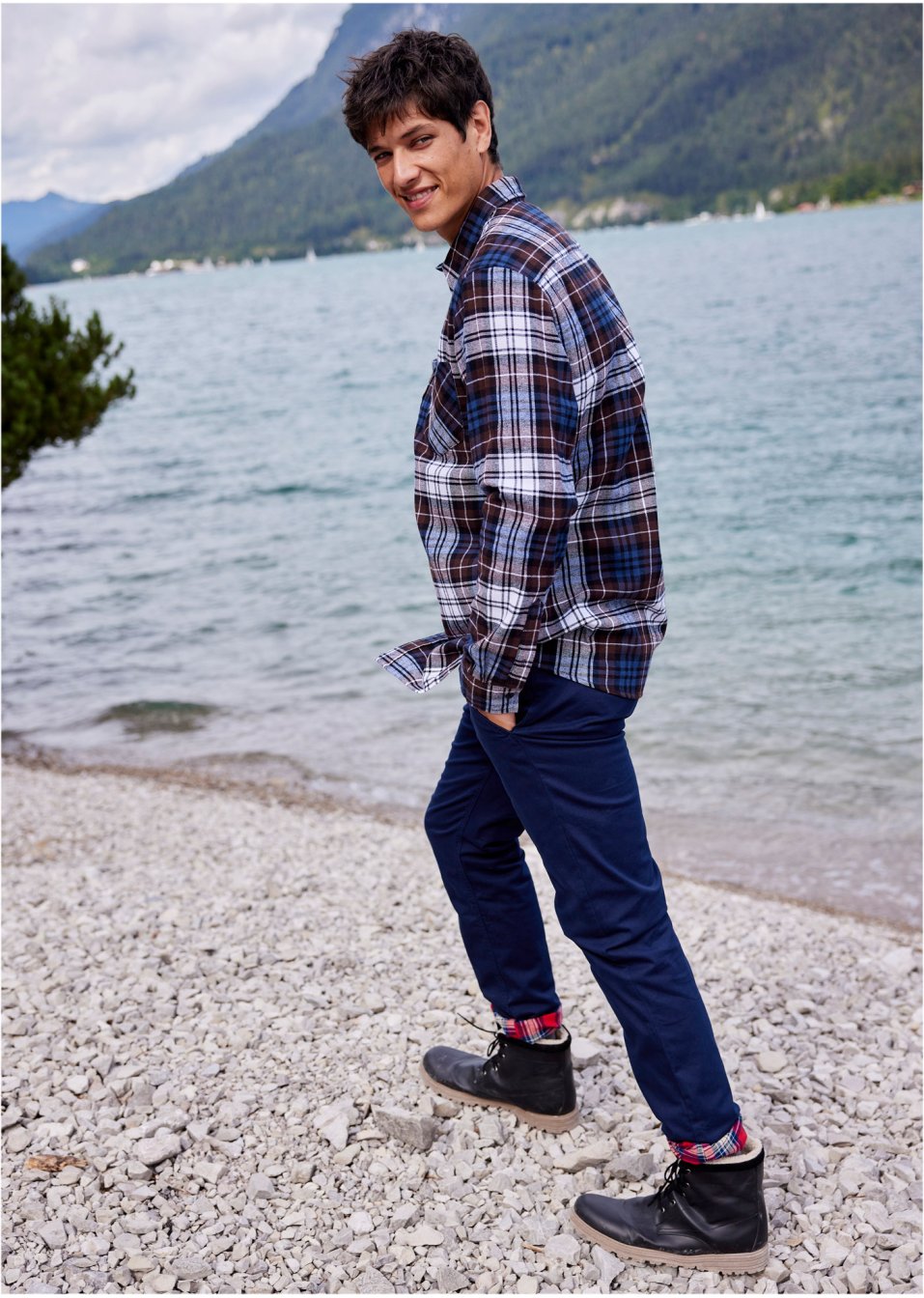 Chemise manches longues en flanelle