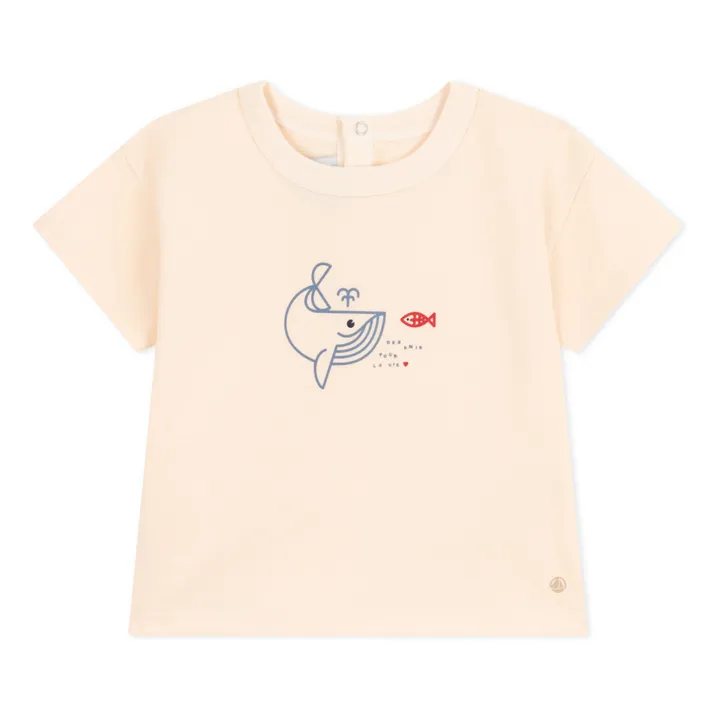 Petit Bateau T-shirt Mistigri | Ecru
