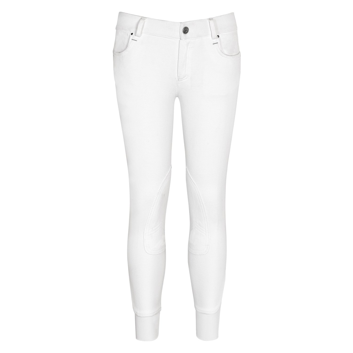 black forest Kniebesatz-Reithose - weiß