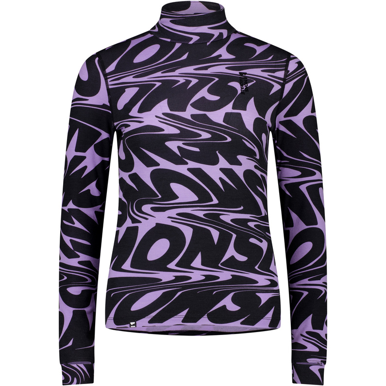 Mons Royale Damen Cascade Merino Flex 200 Mock Neck Longsleeve