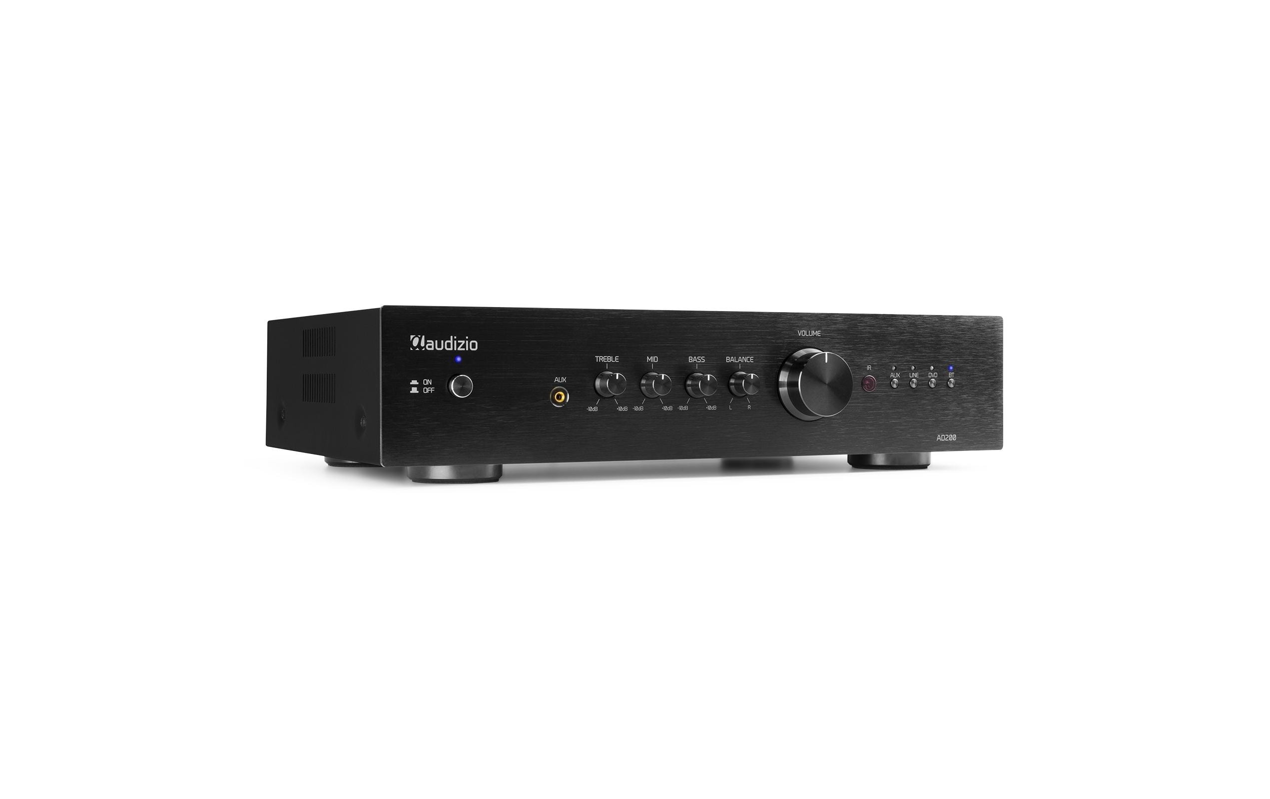 Stereo-Verstärker AD200B Schwarz<br>Vielseitiger 2-Kanal-Verstärker mit grosser Funktionalität
