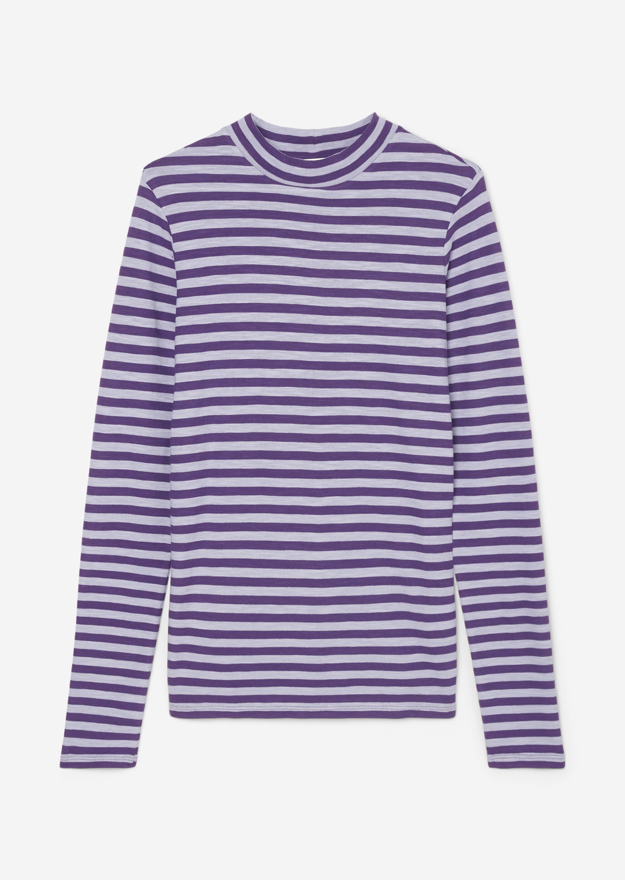 Ringel-Longsleeve regularaus Slubjersey