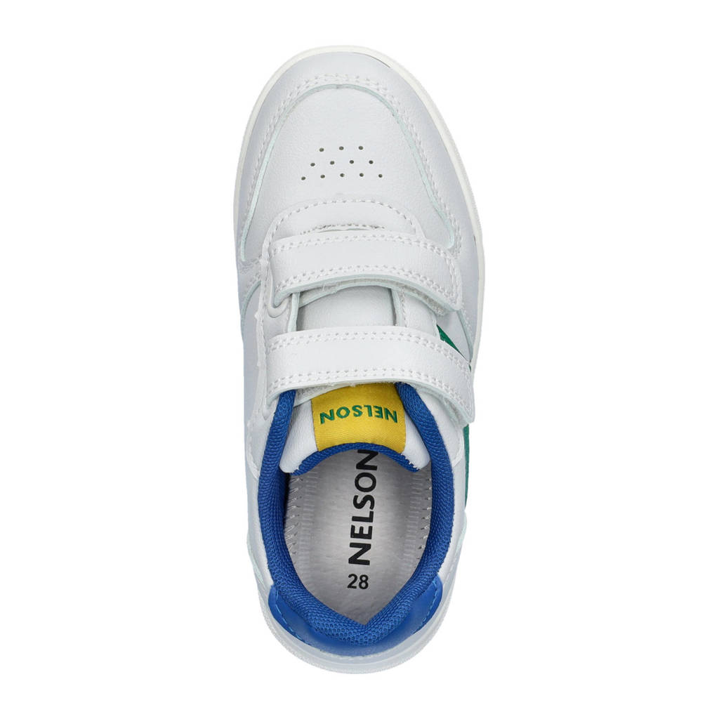 Nelson Kids sneakers wit/groen/blauw