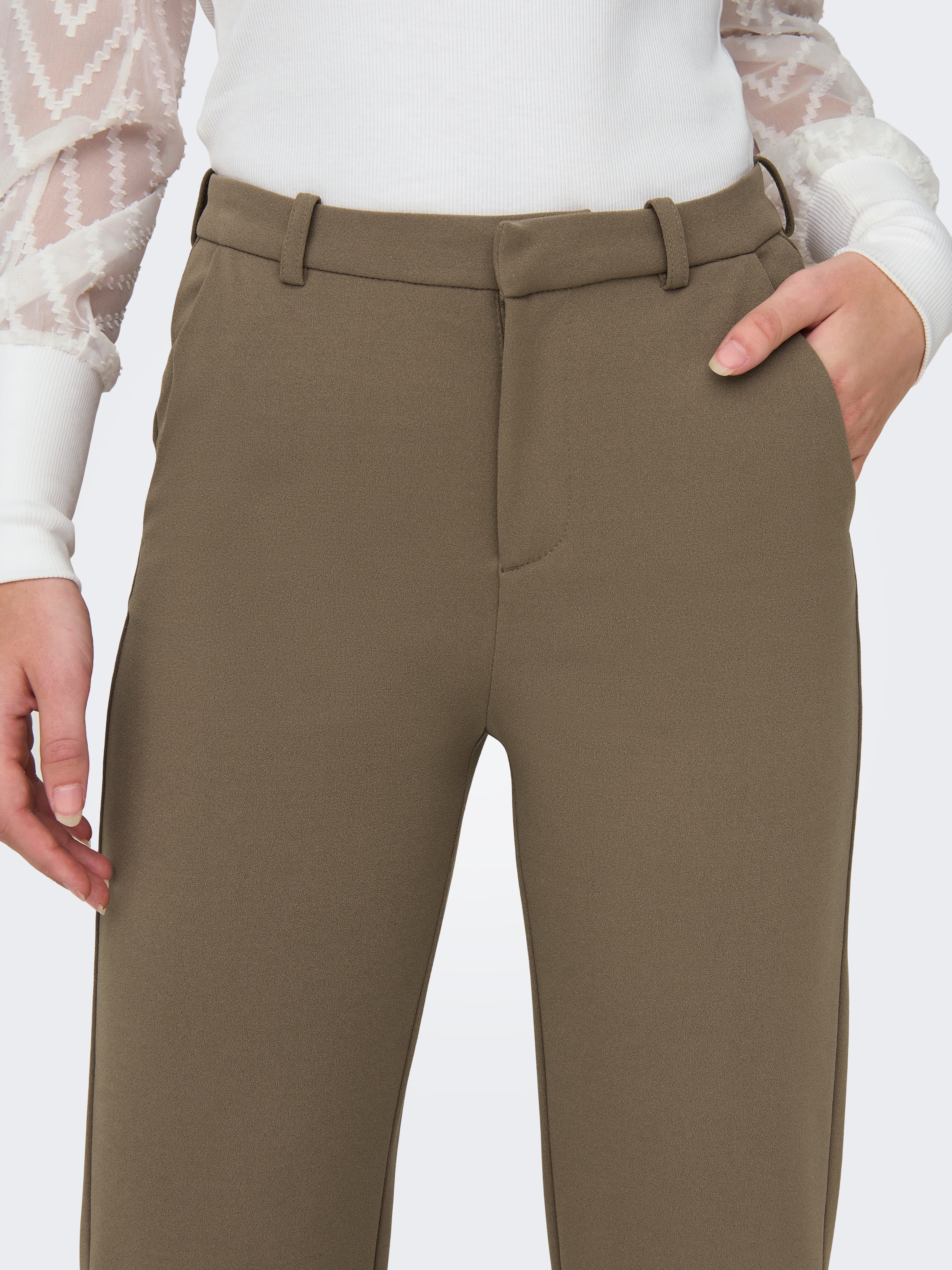ONLY Anzughose »ONLRAFFY – Hose mit geradem Bein und Stretchkomfort«  Materialmix