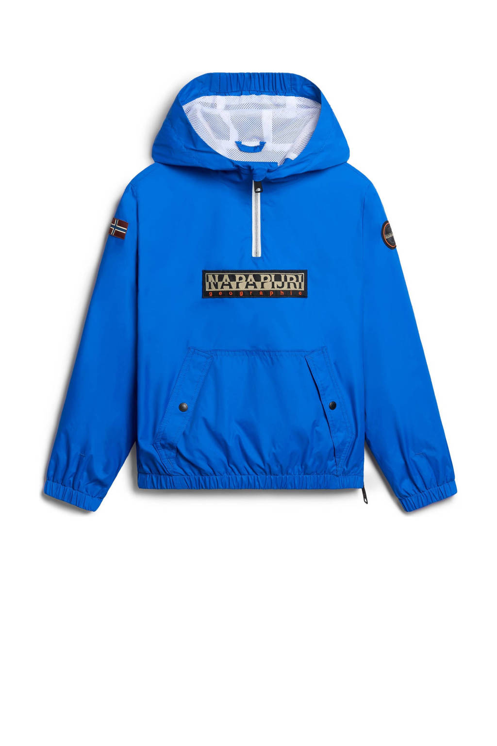Napapijri zomerjas met logo blauw