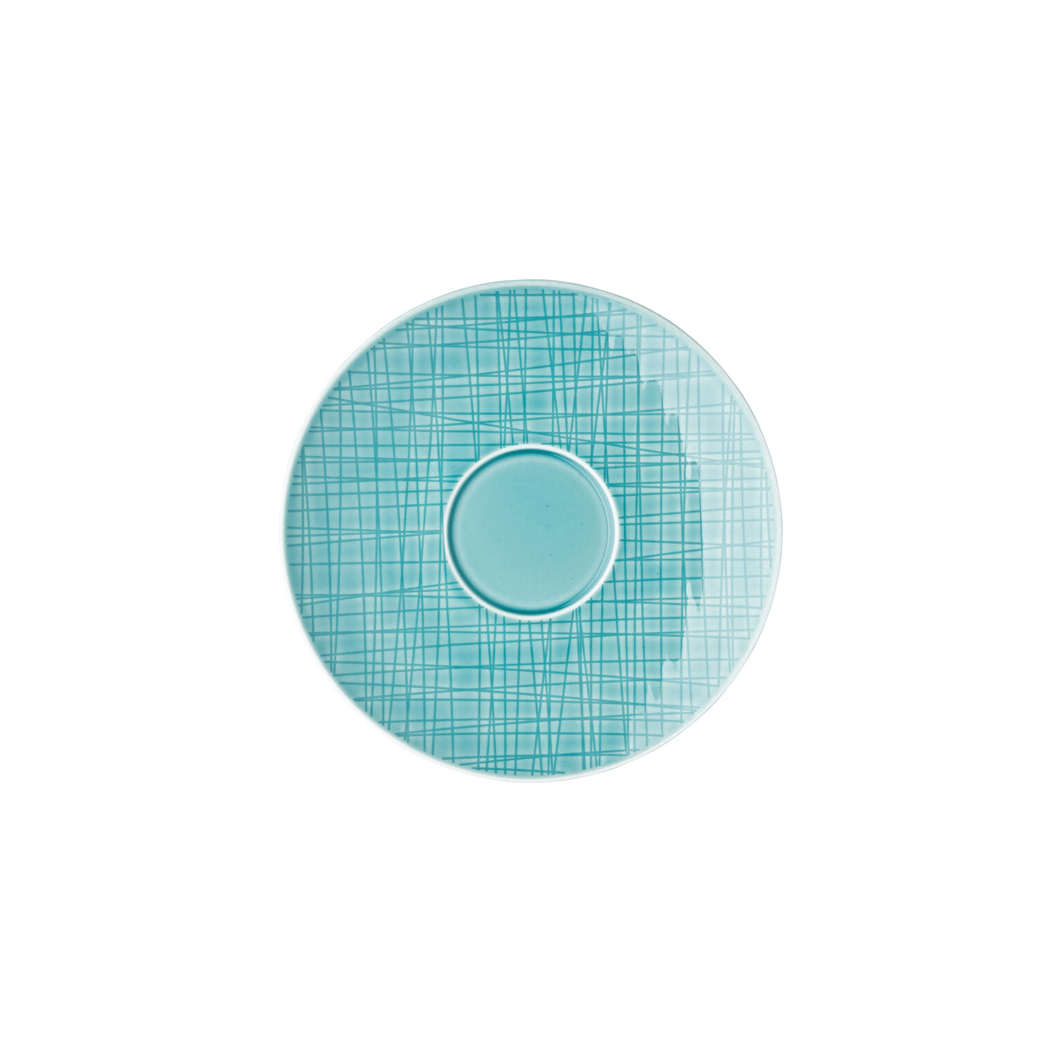 Mesh Colours Aqua Suppen-Untertasse
