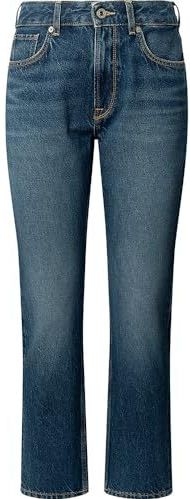PEPE JEANS - Straight Mary - Jeans - Blauw - Katoen