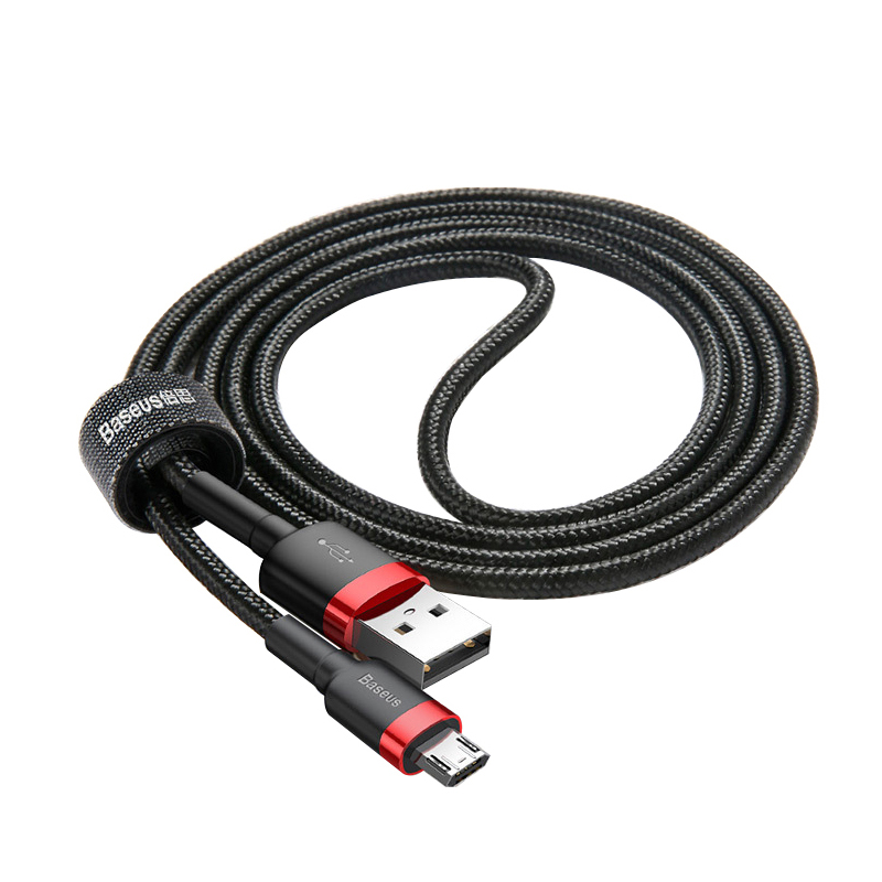 Ladekabel Micro USB 2m schwarz