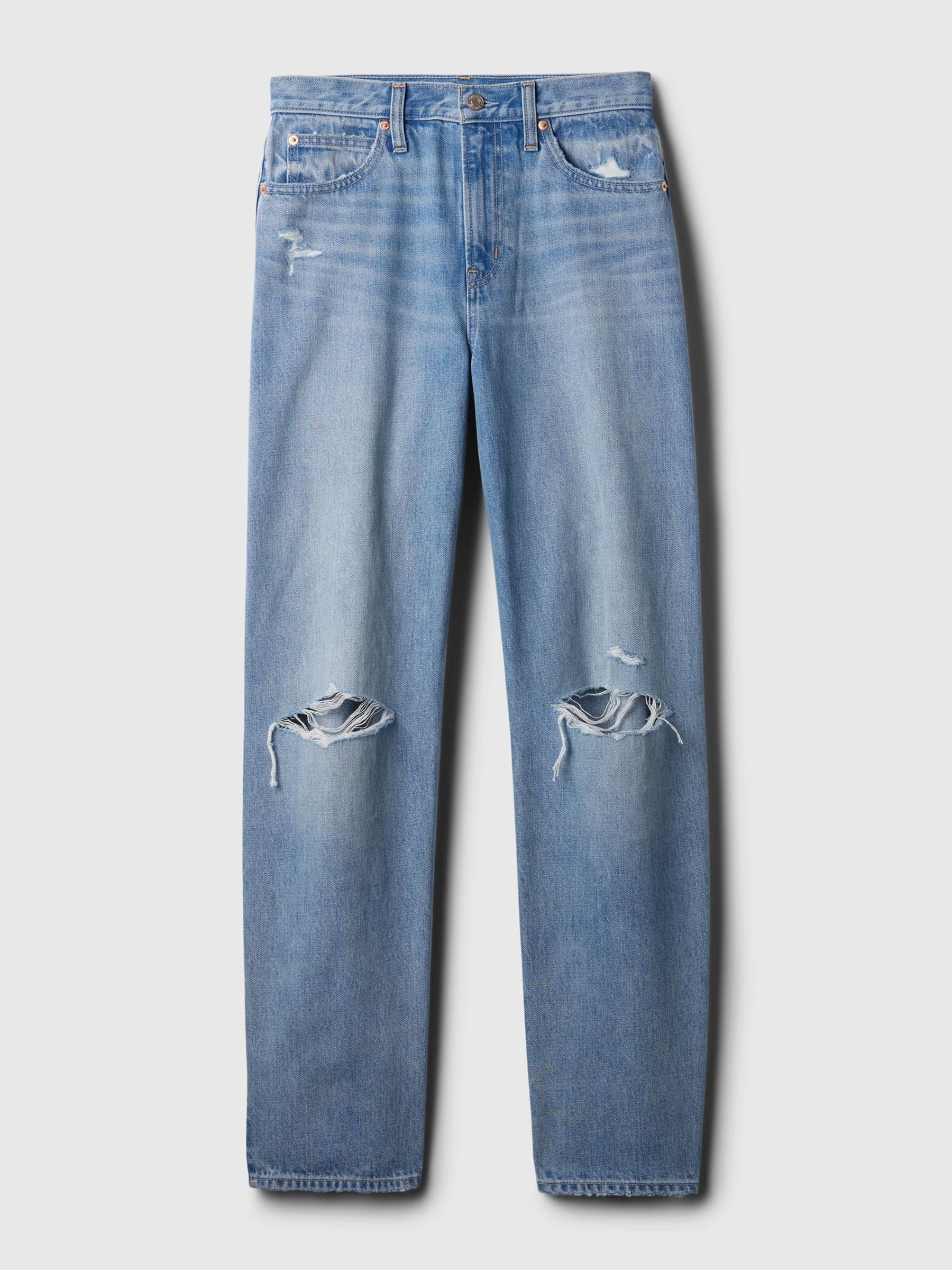 Gap jeans met hoge taille en toelopende pijpen