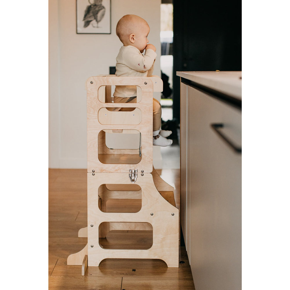 Køb Duck Woodworks Natural High Stol Add-on Til læringstårn