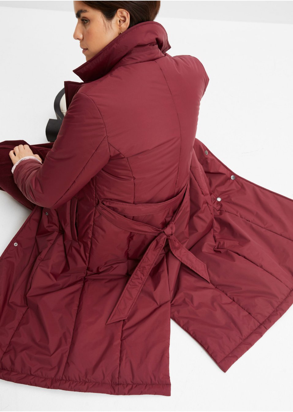 Trench-coat matelassé