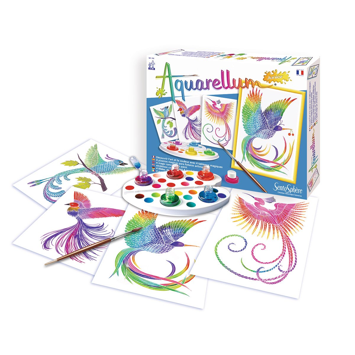 Aquarellum junior : oiseau du paradis