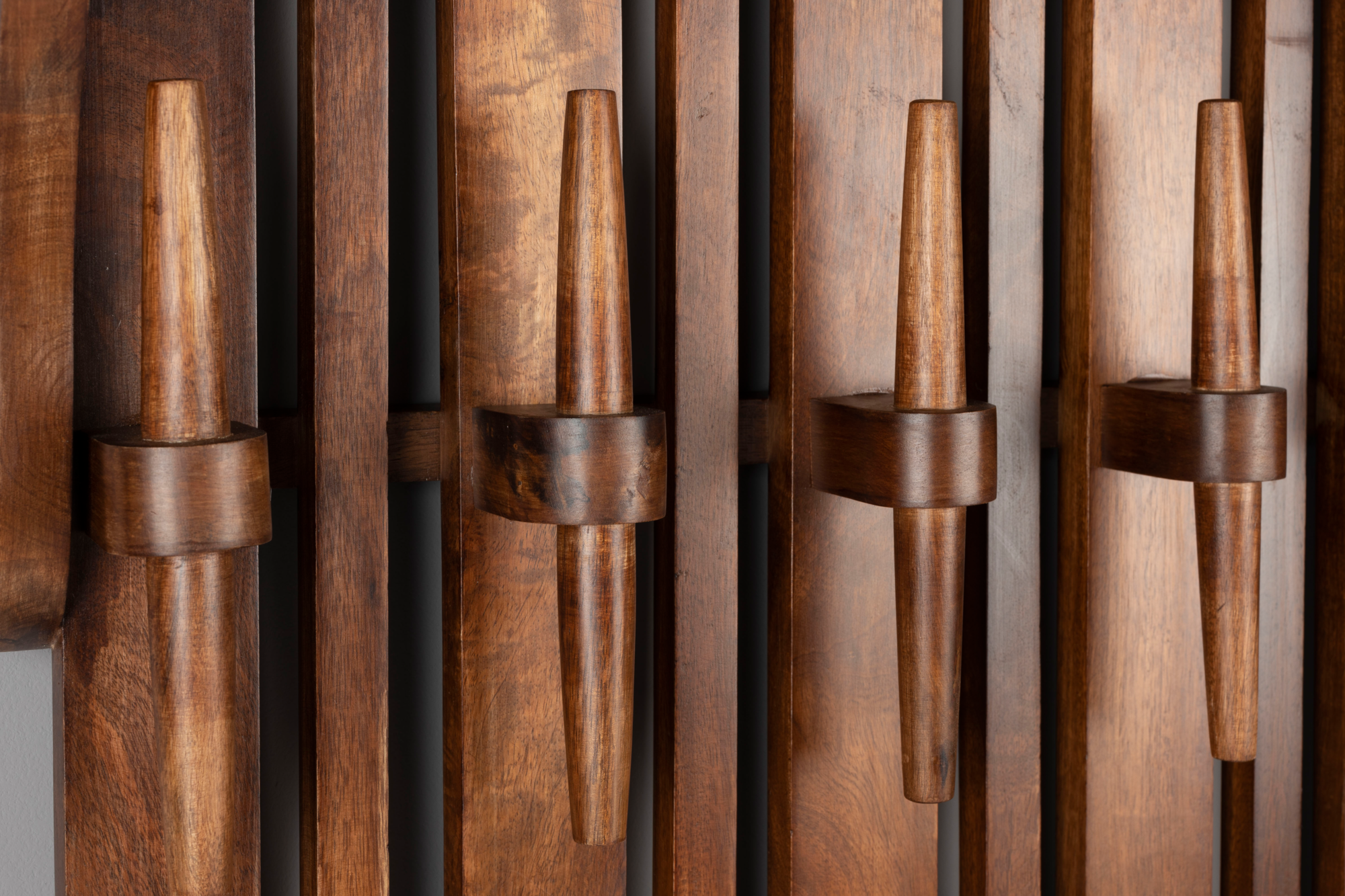 WALL COAT RACK SHELF JAKUB WALNUT