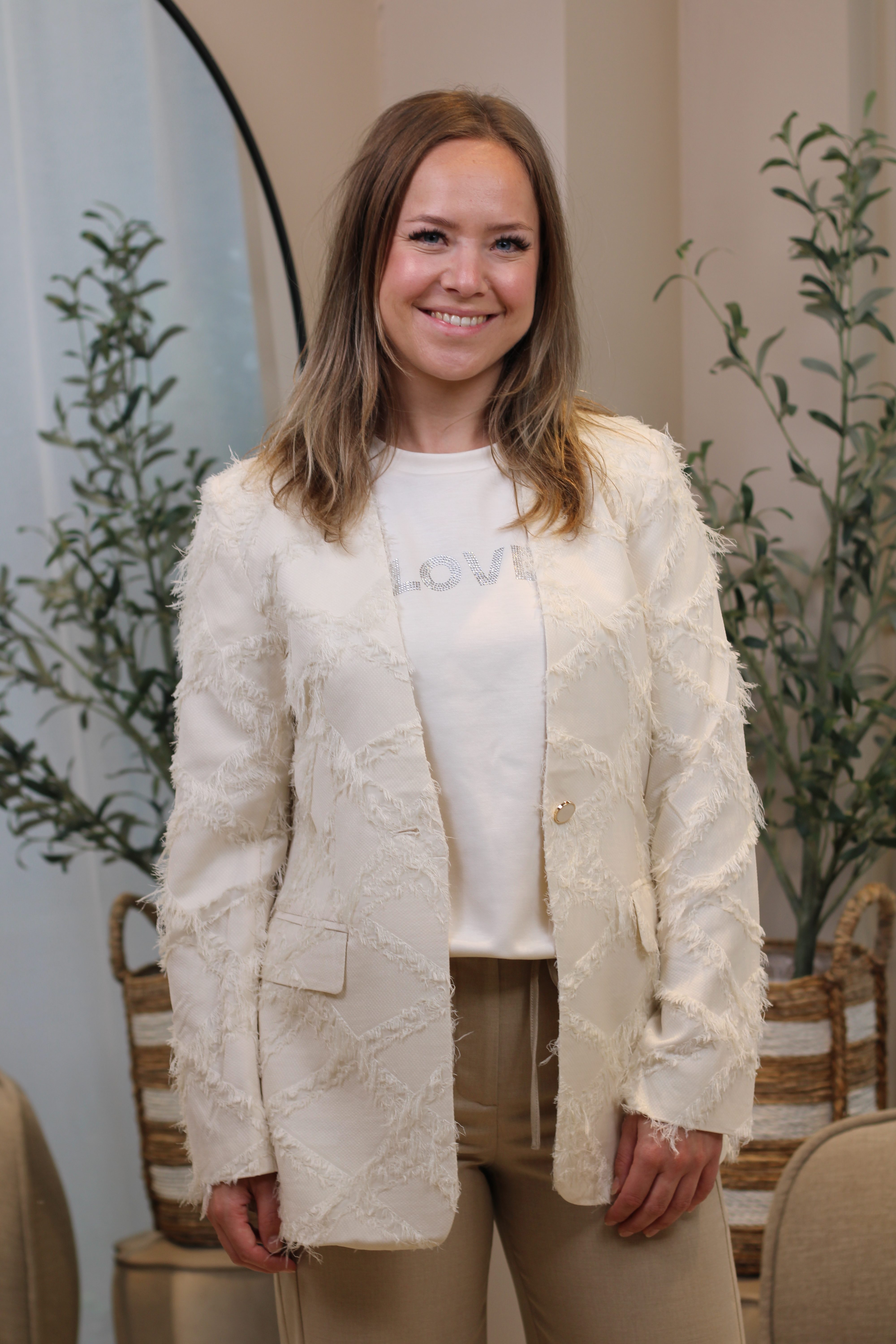 Culture - Hairy Blazer - Whitecap