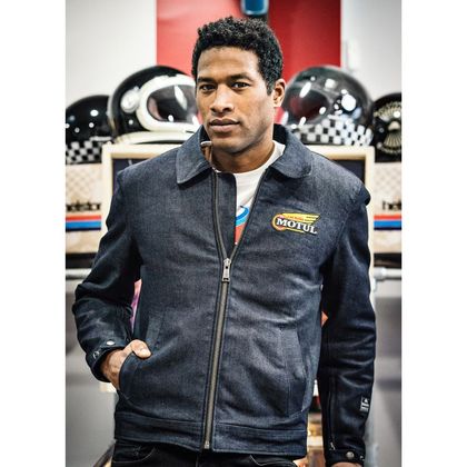 Blouson Helstons MECANIC MOTUL - Bleu