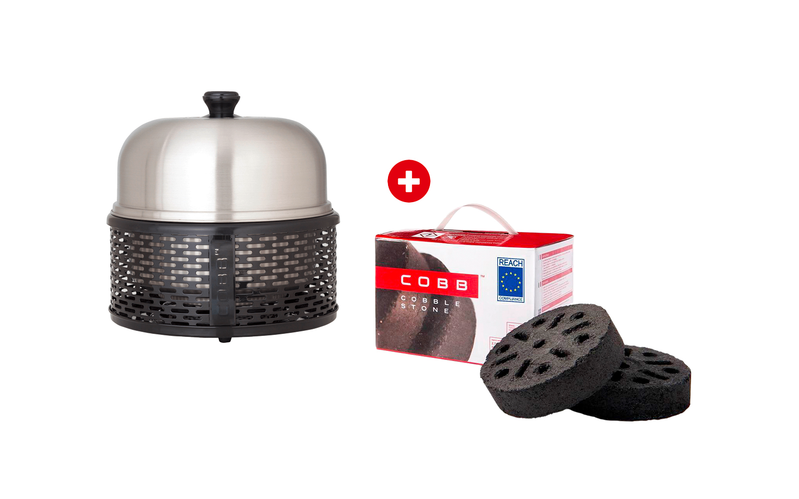 COBB Kohle Grill Pro Black + 6 Grillbriketts gratis