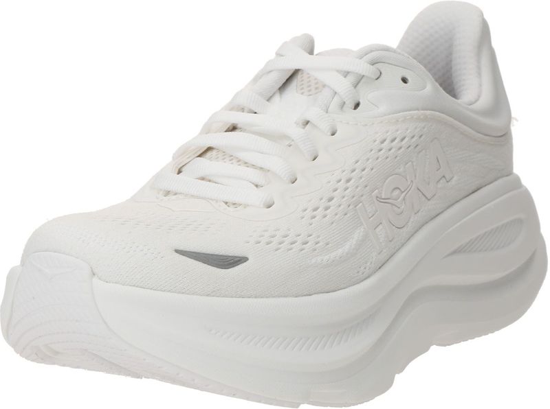 HOKA Bondi 9 - Hardloopschoenen - Grijs - Technisch Gebreid Mesh
