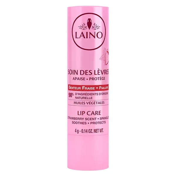 Laino Glittery Strawberry Lip Care 4g