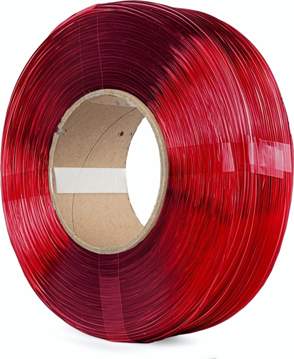 The Filament  ReFill PETG Transparent Red, 1,75 mm / 1000 g    Erschwingliches PETG ohne Spule in Transparent Red