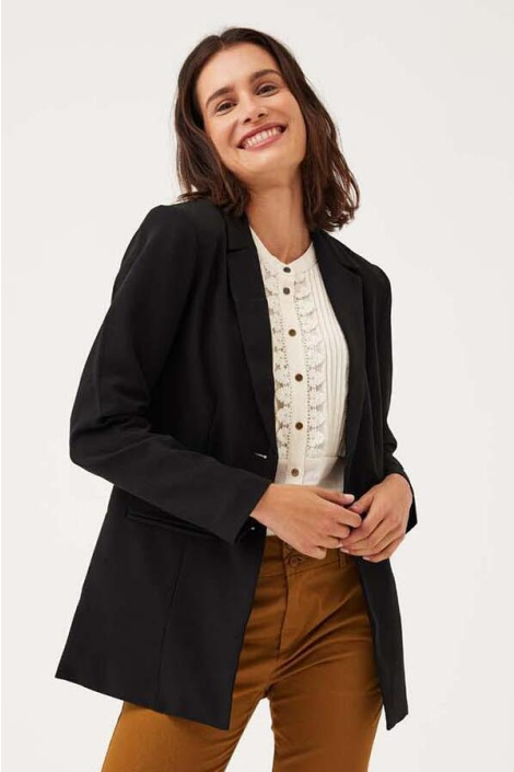 Freequent zwarte dames blazer