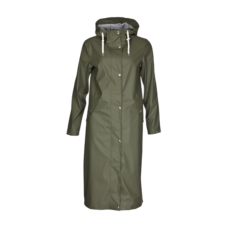 Frauen Regenmantel Wolkenbruch deep lichen green