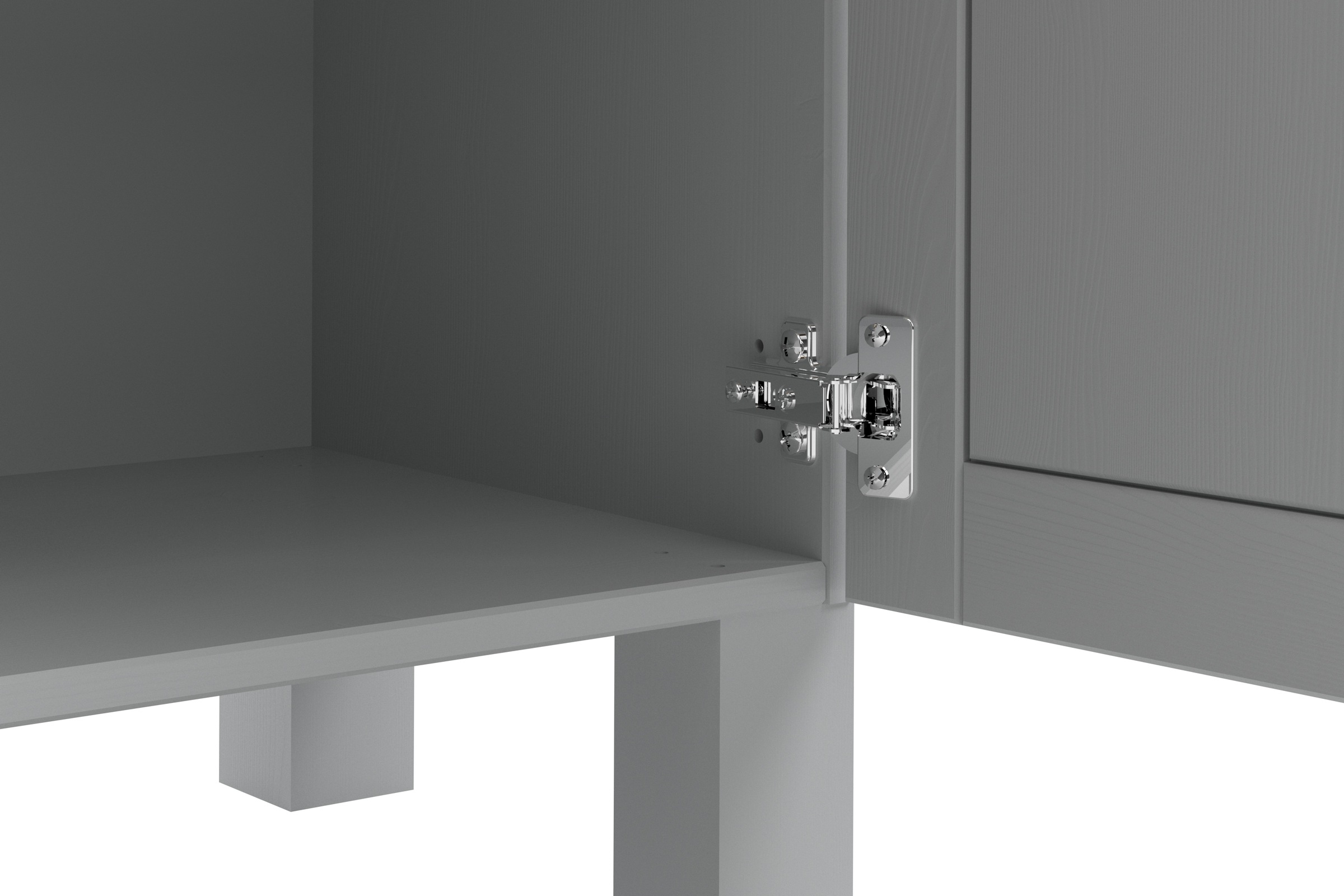 Home affaire Anrichte »Alby2« Mit 2 Türen, 2 Schubkästen und Metallgriffe, Breite 85 cm