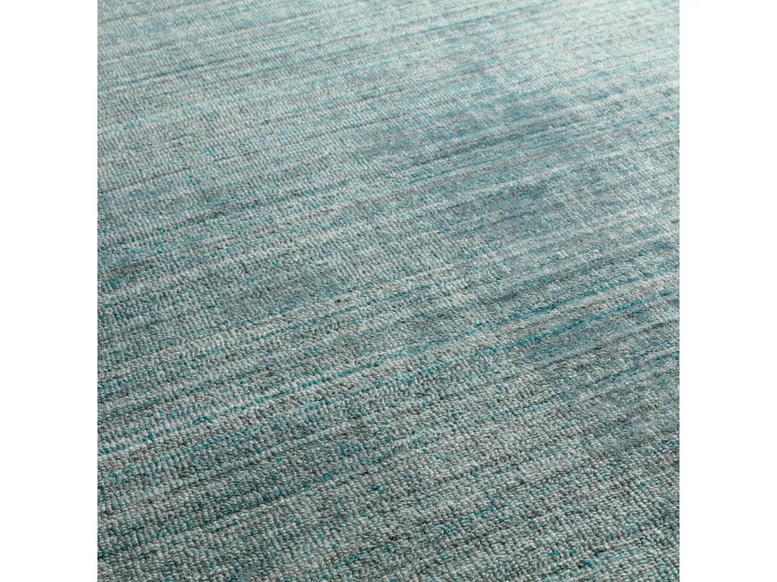 Tapis chenille rectangulaire imprimé nuancé bleu clair 160 x 230 cm