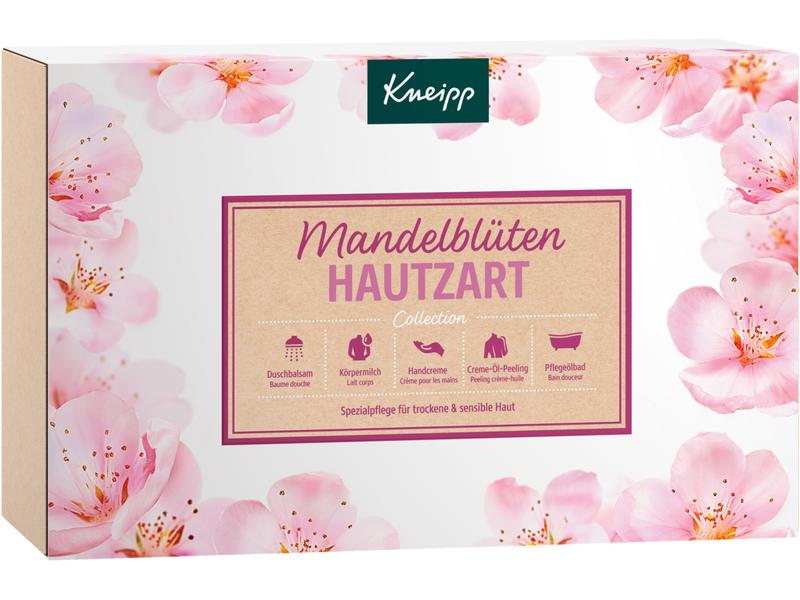 Kneipp Geschenkset Mandelblüten hautzart 5-teilig Natürliches Pflegeset für Mandelblüten Liebhaber