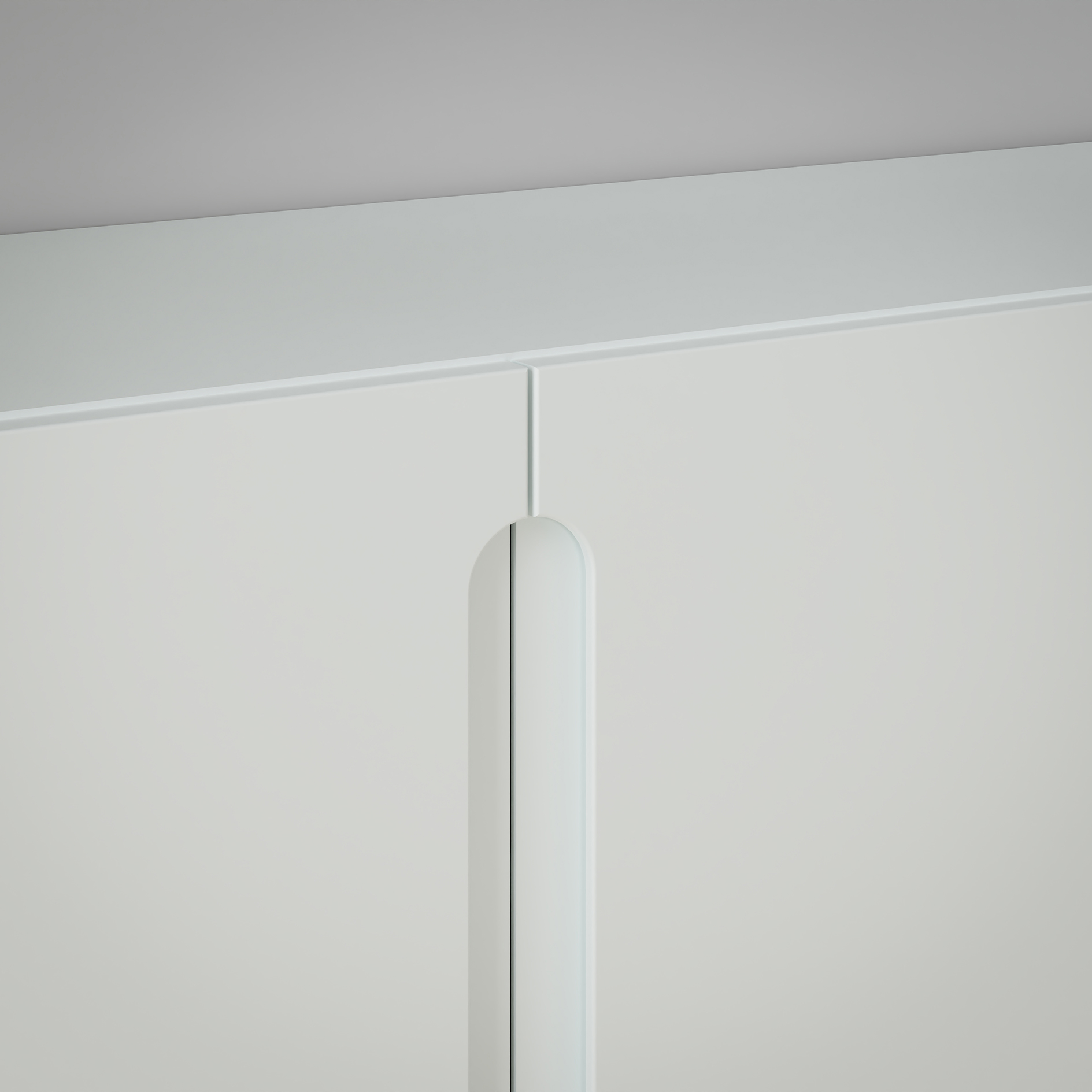 Lowboard - lichtgrau - Artisan Eiche - 169 cm