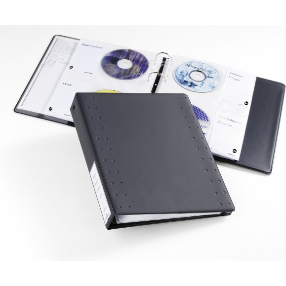 Classeur 4 anneaux plastifié Durable A4 - Dos 5,5 anthracite