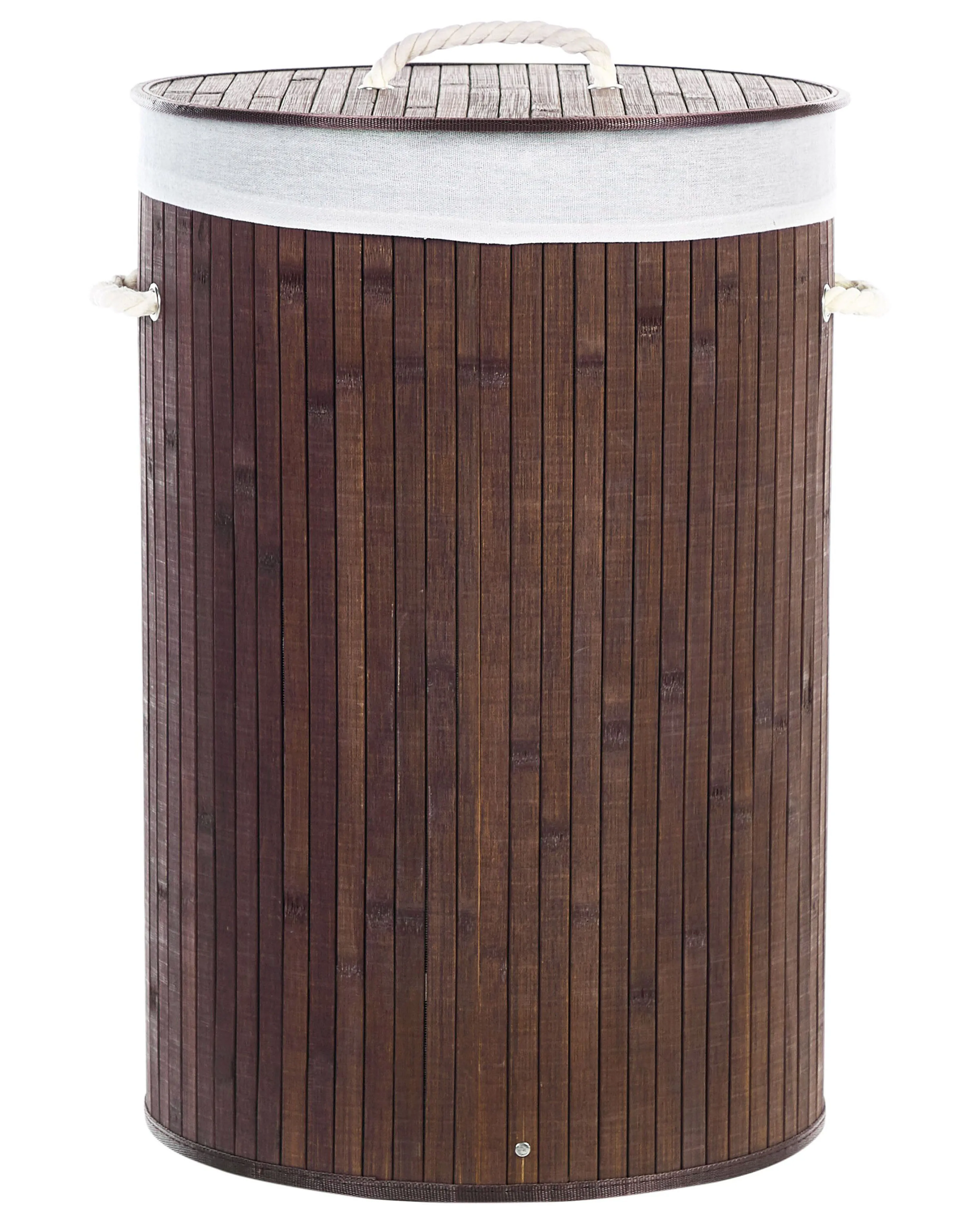 Mand SANNAR Bamboehout Donkerbruin 75 L