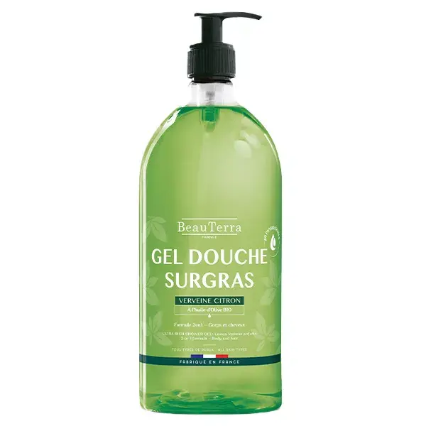 Beauterra Surgas Gel de Banho Verbena Limão 1L
