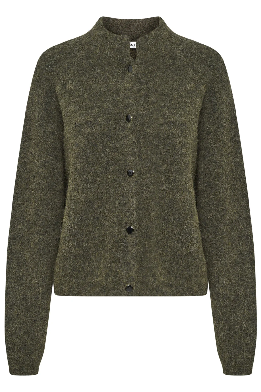 Gestuz AlphaGZ Short Cardigan NOOS dark olive melange