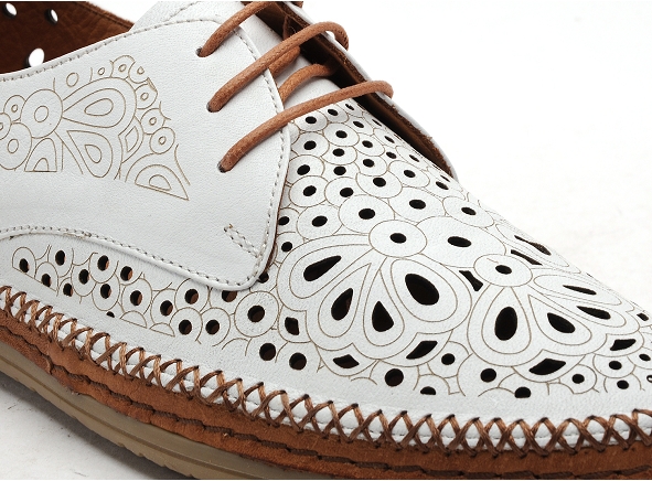 Coco abricot basses femme mielan blanc