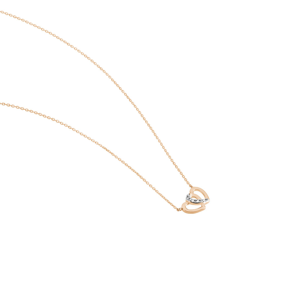 Collier Or Rose Valiere Diamants